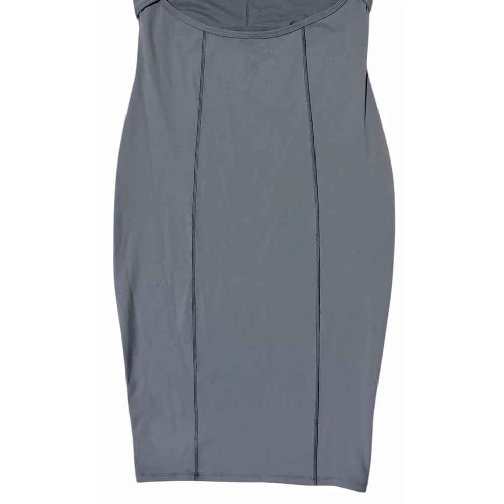 Lululemon Picnic Play Midi Bodycon Dress Steam Blue Women's‎ Size 12